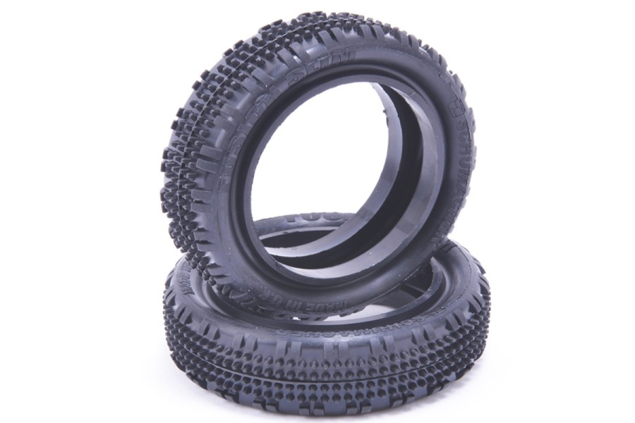 Schumacher Fusion Slim 2WD Front Tires - Yellow