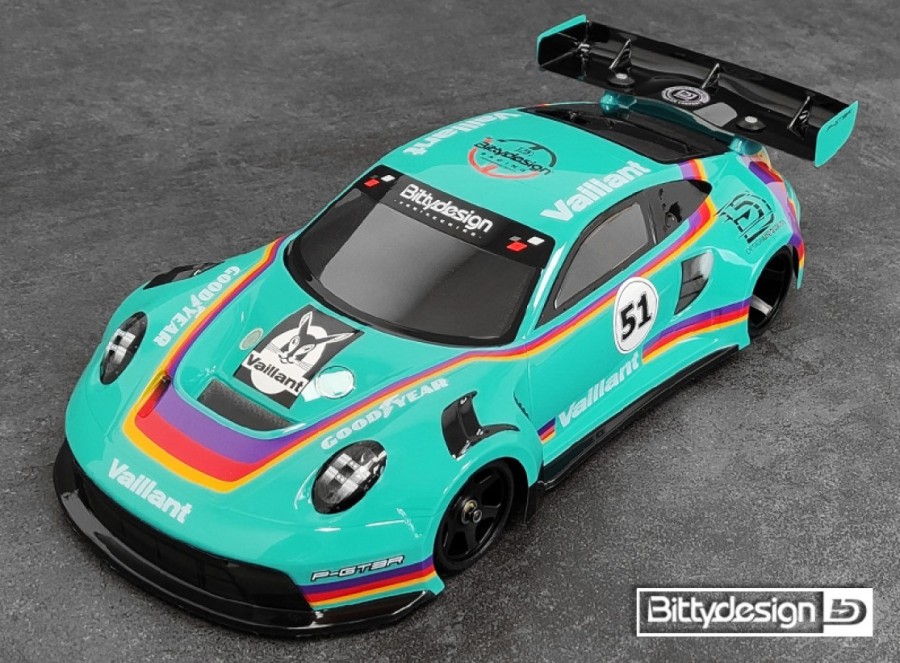 Bittydesign P-GT3R 1:12 Supastox Clear Body