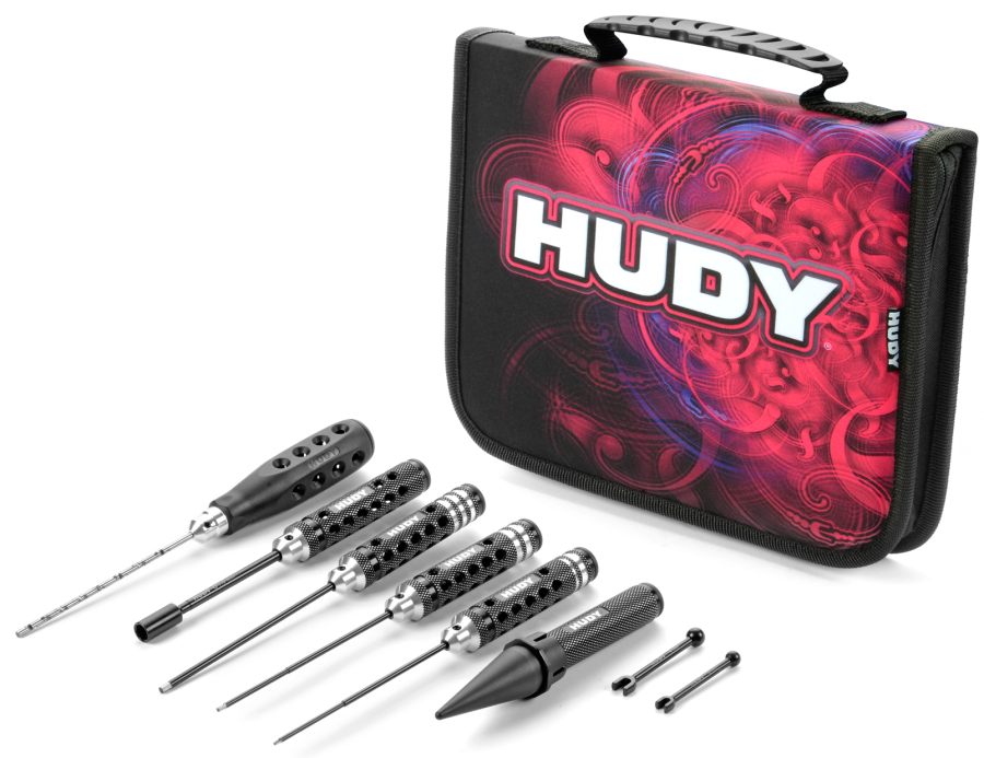 HUDY Set Of Tools incl. Carrying Bag for Electric Touring Car