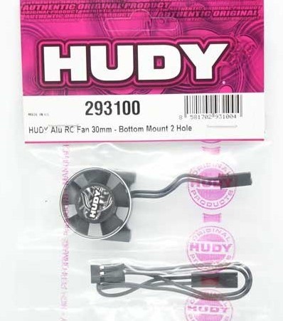 HUDY Aluminum Cooling Fan 30mm - Bottom Mount 2-Hole