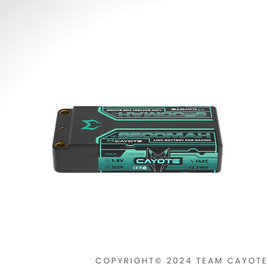 CAYOTE Racing 8500mAh 1S LiPo Akku 3,8V 145C 155g