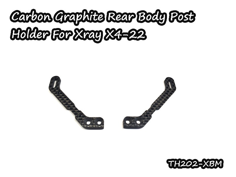 Vigor Carbon Graphite Rear Body Post Holder for Xray X4-22
