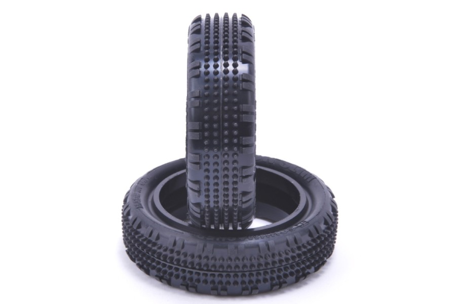 Schumacher Fusion Slim 2WD Front Tires - Yellow