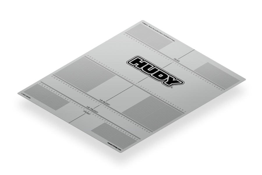 HUDY Plastic Setup Board Decal for 1:8 Offroad & Truggy (449 x 562mm)