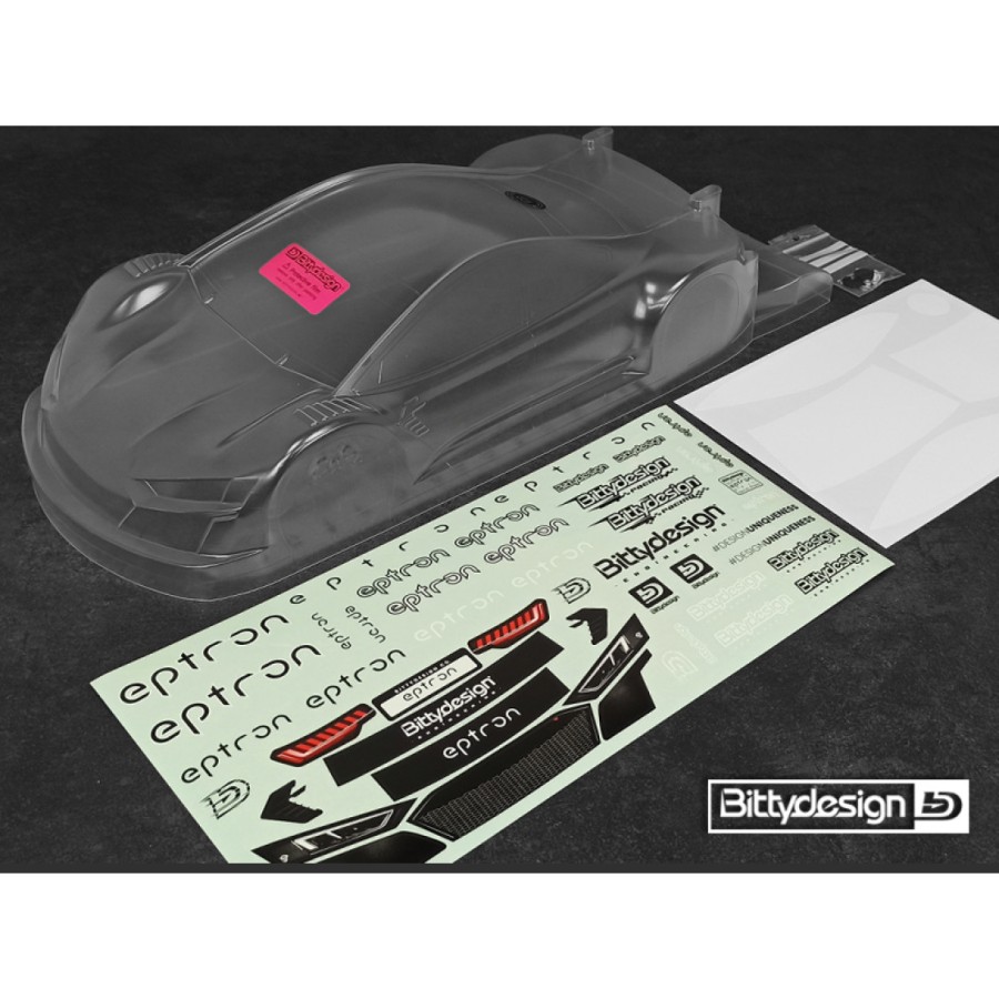 Bittydesign Eptron 1:10 Tourenwagen Karosserie 190mm (unlackiert) - Lightweight 0,7mm