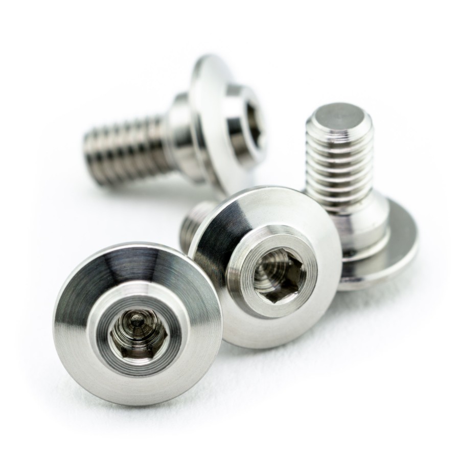 1up Racing Pro Duty Titanium ServoLock Screws M3 x 6,0mm (4)