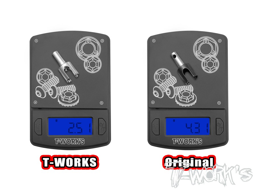T-Work`s Titanium Differential Outdrives for Xray X4-2023 with BB Driveshafts