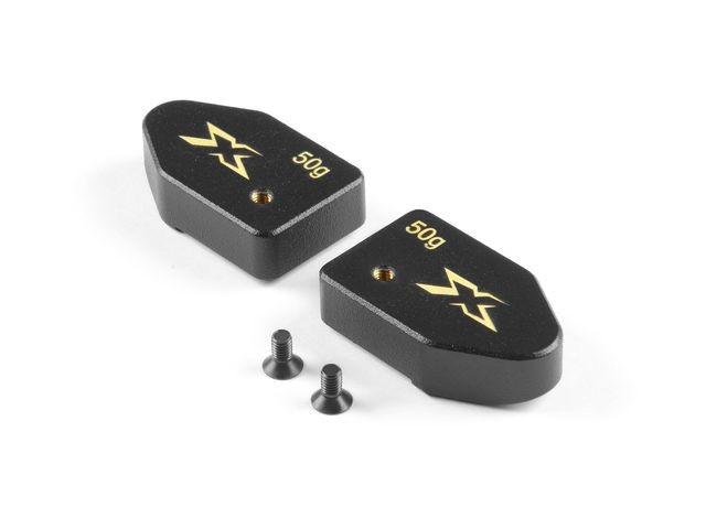 XRAY X4 Brass Balancing Weight Front (L+R) 2 x 50g