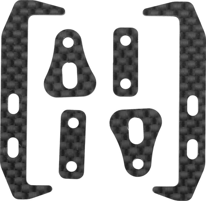 Team Associated TC8 FT Kohlefaser Akkuhalter Set
