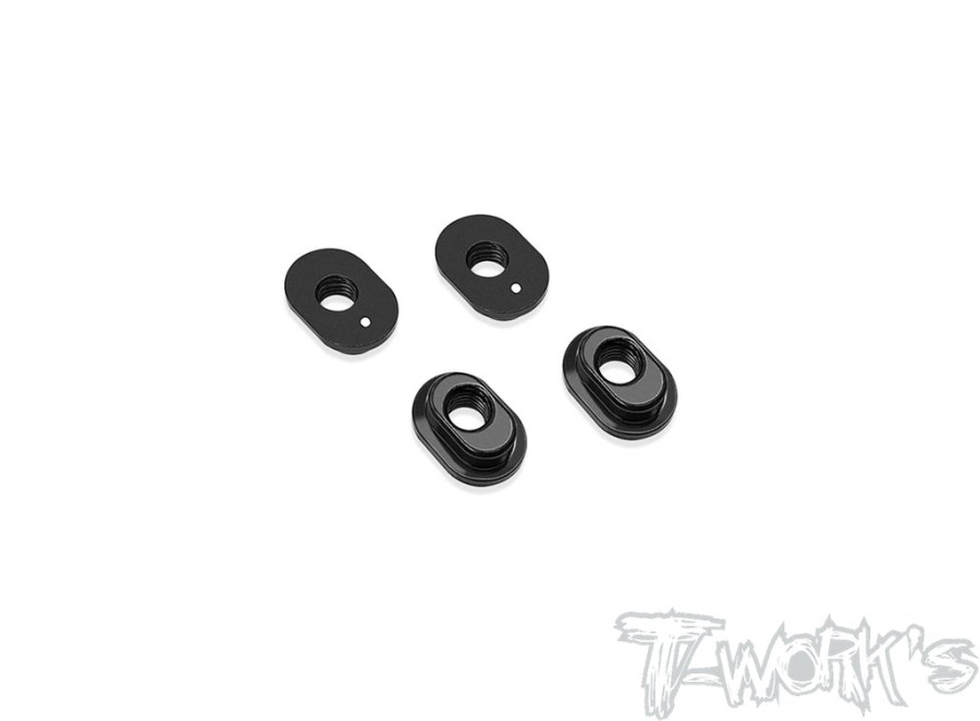 T-Work`s Caster Adjust Bushing D1 (2.5/3.5/5.0 degrees) for Xray X4 (4)