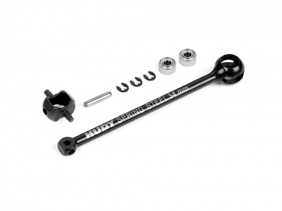XRAY X4-2022 Hudy Spring Steel CVD BB Drive Shaft Set 54mm