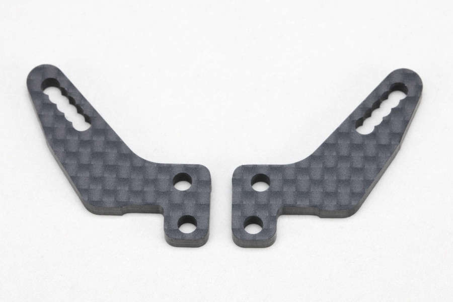 Yokomo MS1.0 Kohlefaser Dämpferbrücke Vorne 3,0mm Matt (2)
