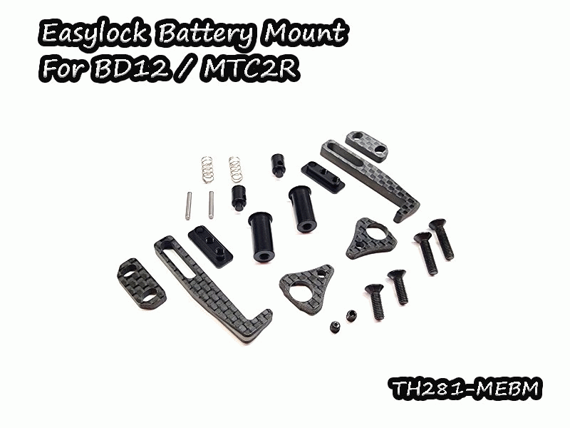 Vigor Easylock Battery Mount for Mugen Seiki MTC-2R & Yokomo BD12