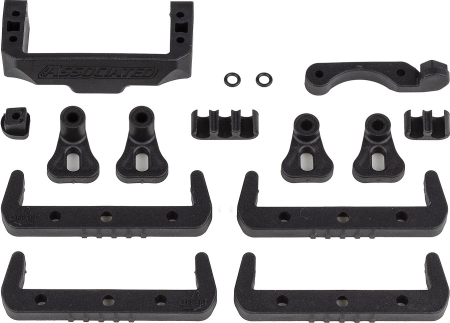 Team Associated RC10B7 Battery Mount, Fan Mount, Servo Mount