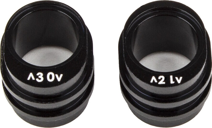 Team Associated RC10B74.2 FT Aluminum Rear Gearbox Pinion Height Inserts (2)