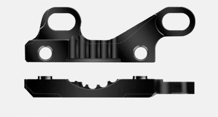 XRAY X4-2023 Aluminum Upper Bulkhead L+R Swiss 7075 T6