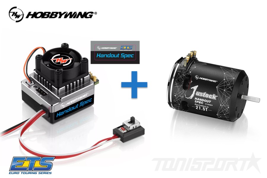 Hobbywing ETS Formula 1 Combo XeRun XR10 Justock G3 Handout Spec ESC & XeRun Justock Handout Spec 21.5T Motor