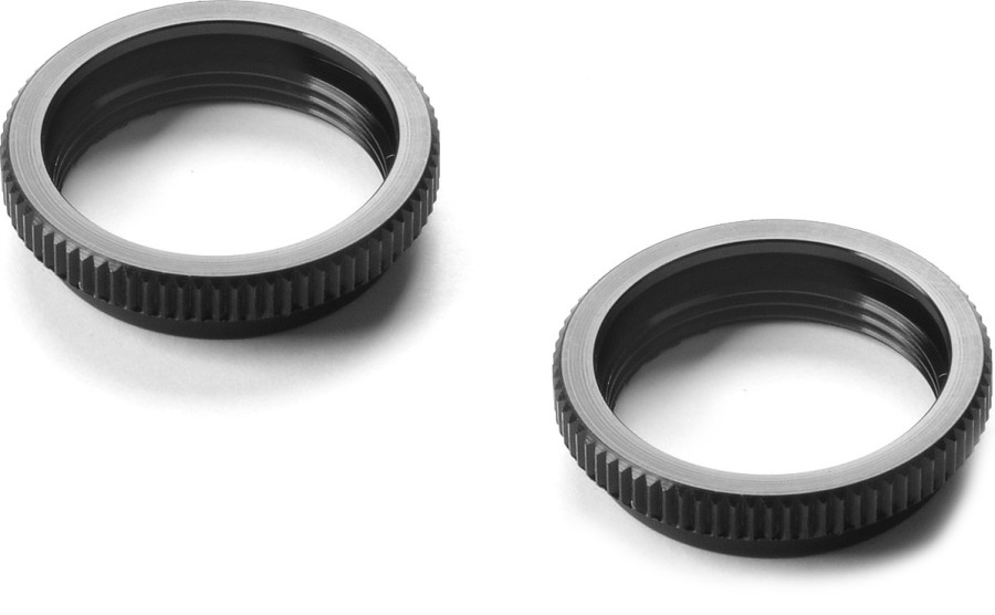 XRAY Aluminium Dämpfer Rändelmutter - Big Bore (2)