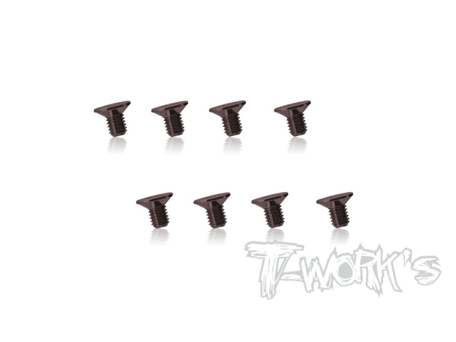 T-Work`s Steel Flathead Screw 110° M3x5mm (10)