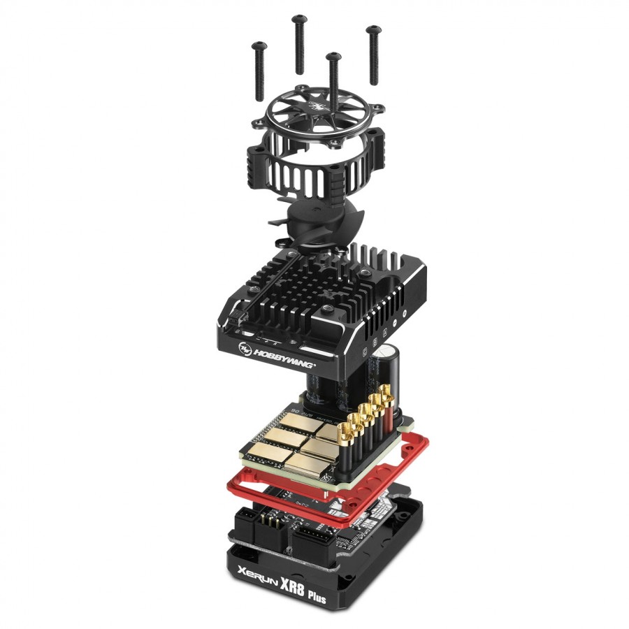 Hobbywing Xerun XR8 Plus G2S Brushless Regler ESC 200A, 2-6s LiPo