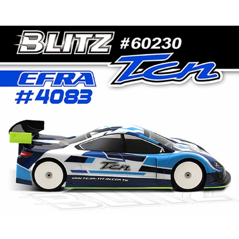 Team Titan BLITZ TCN 190mm Clear Body (0.5mm)