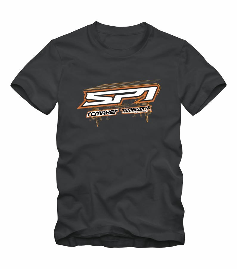 RC MAKER SP1 Team T-Shirt by 33Graphix - Black