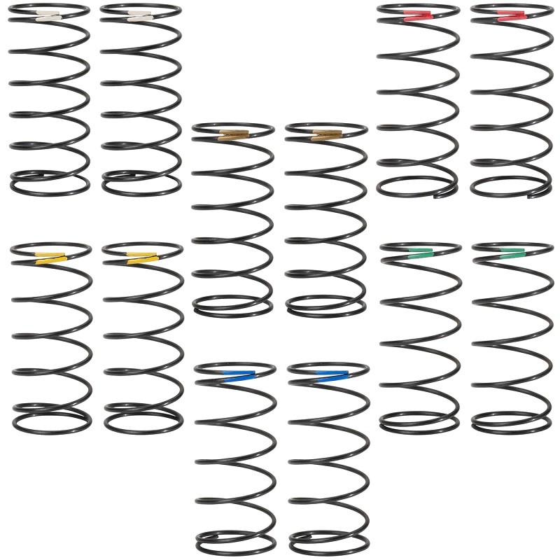 1up Racing X-Gear 13mm FRONT Spring Set 1:10 Offroad (6 Pairs)