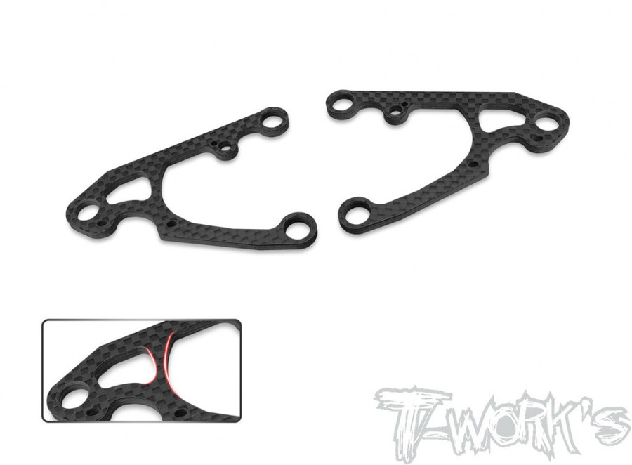 T-Work`s Graphite Rear Strengthen Lower Arm MTC2 (2)