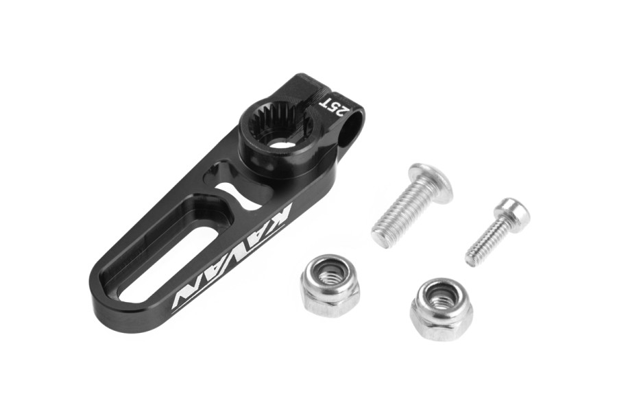 MIBO Aluminum Servohorn 25T Adjustable 12-22mm - Black