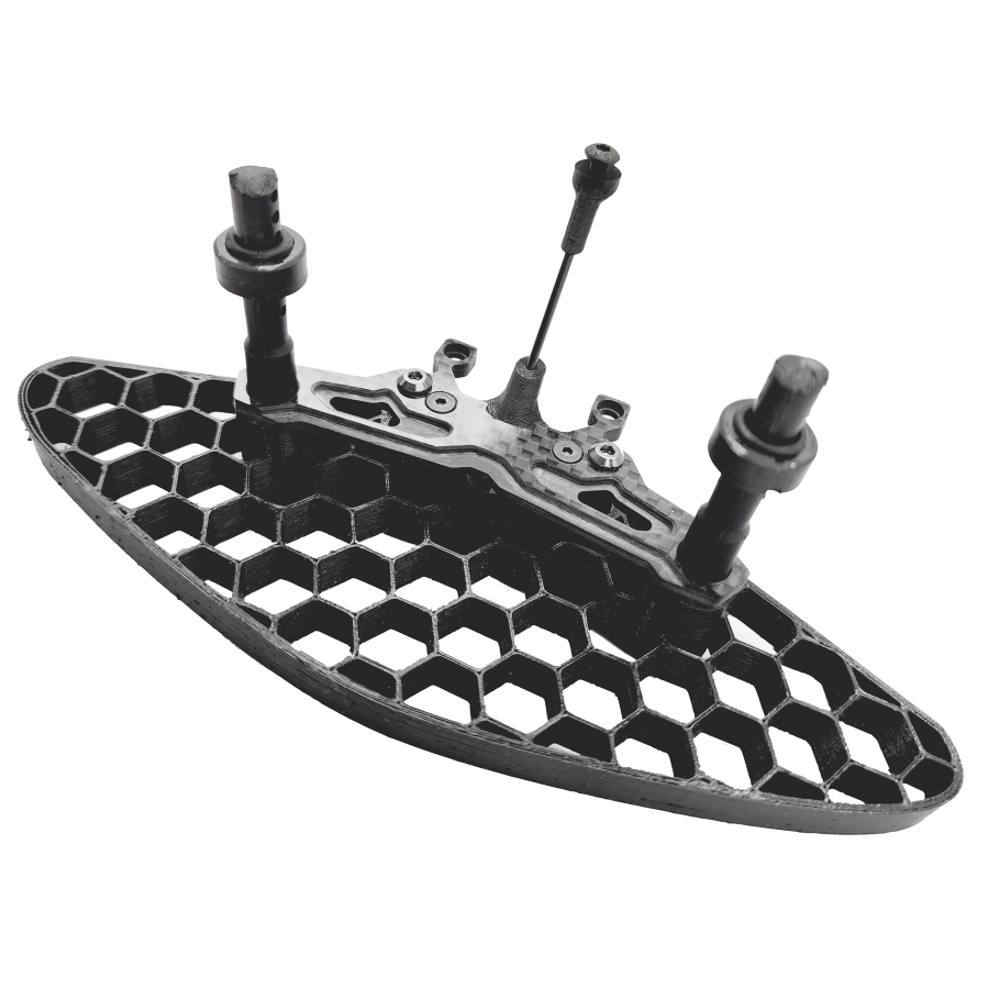 RC MAKER Geocarbon Flex Front Bumoer Mount for Awesomatix A800R