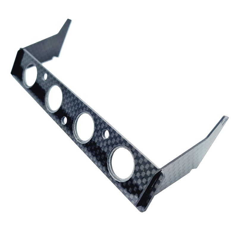 RC MAKER 3D Pro Kohlefaser Haltebrücke für Dämpfer & Diff