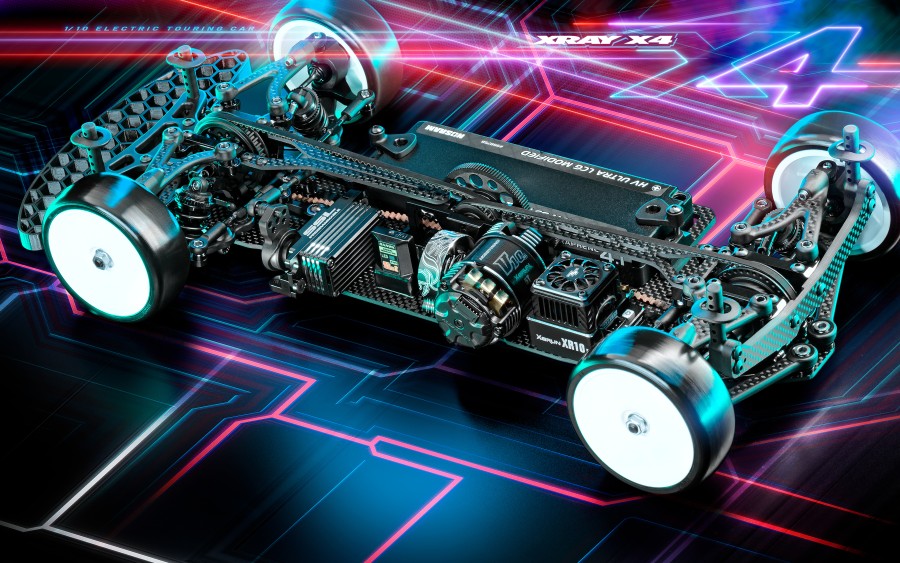 XRAY X4-2025 1:10 Tourenwagen Baukasten Aluminium Chassis