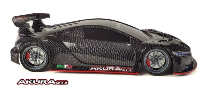 Mon-Tech Akura GT Karosserie 190mm (unlackiert)