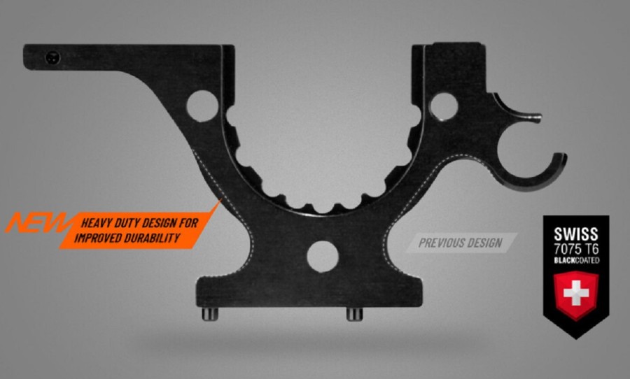XRAY X4-2023 Aluminum Lower Bulkhead FL/RR Swiss 7075 T6 (1)