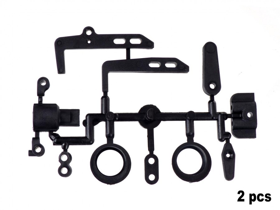 Mugen Seiki MTC-2 / MTC-2R / MTC2 FWD Battery Mount & Diff Exzenter