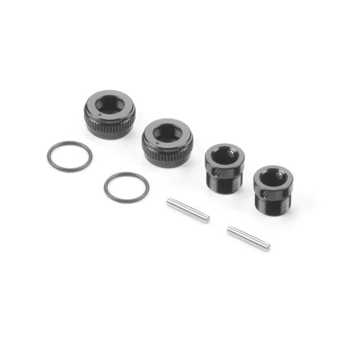 XRAY Aluminum Adjustable Body Post Stop - Black