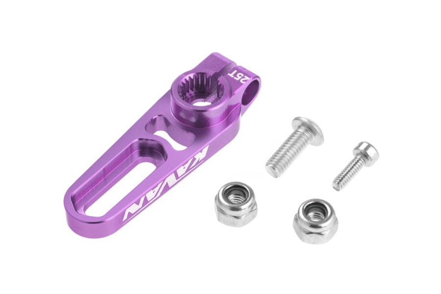 MIBO Aluminum Servohorn 25T Adjustable 12-22mm - Pink