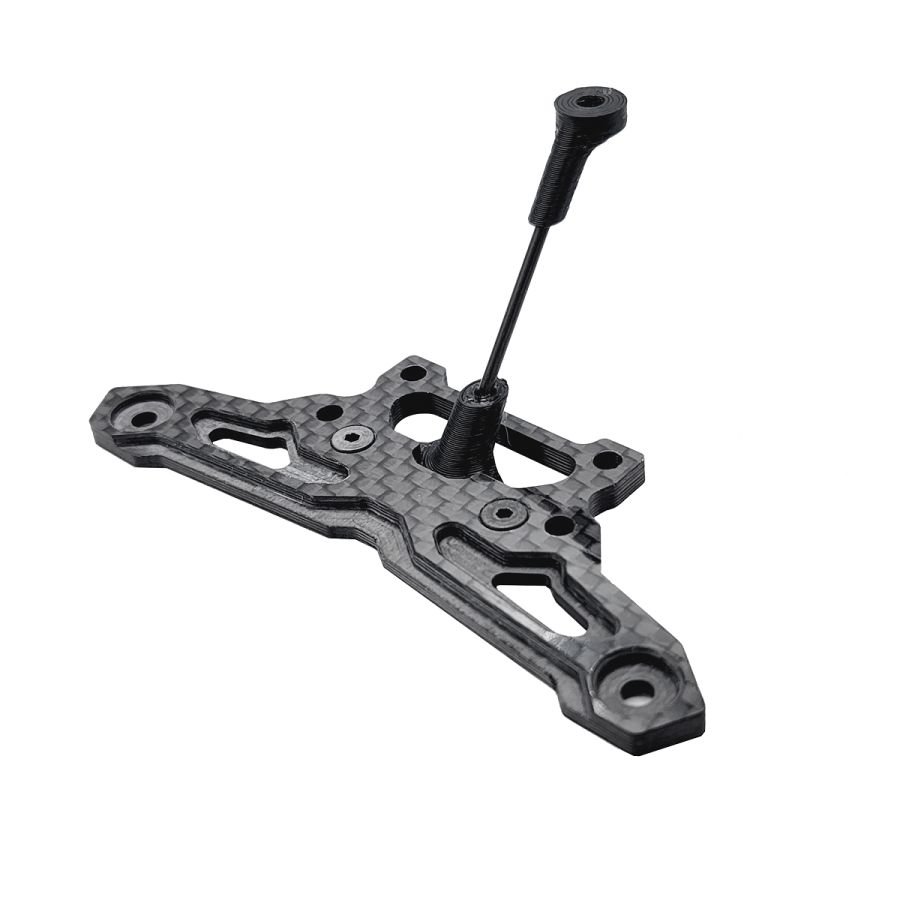 RC MAKER Geocarbon Stiff Front Bumper Mount for Awesomatix A800R