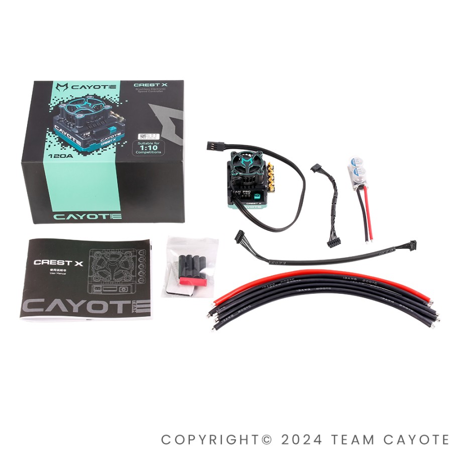CAYOTE Racing CREST X Fahrtenregler ESC 160A