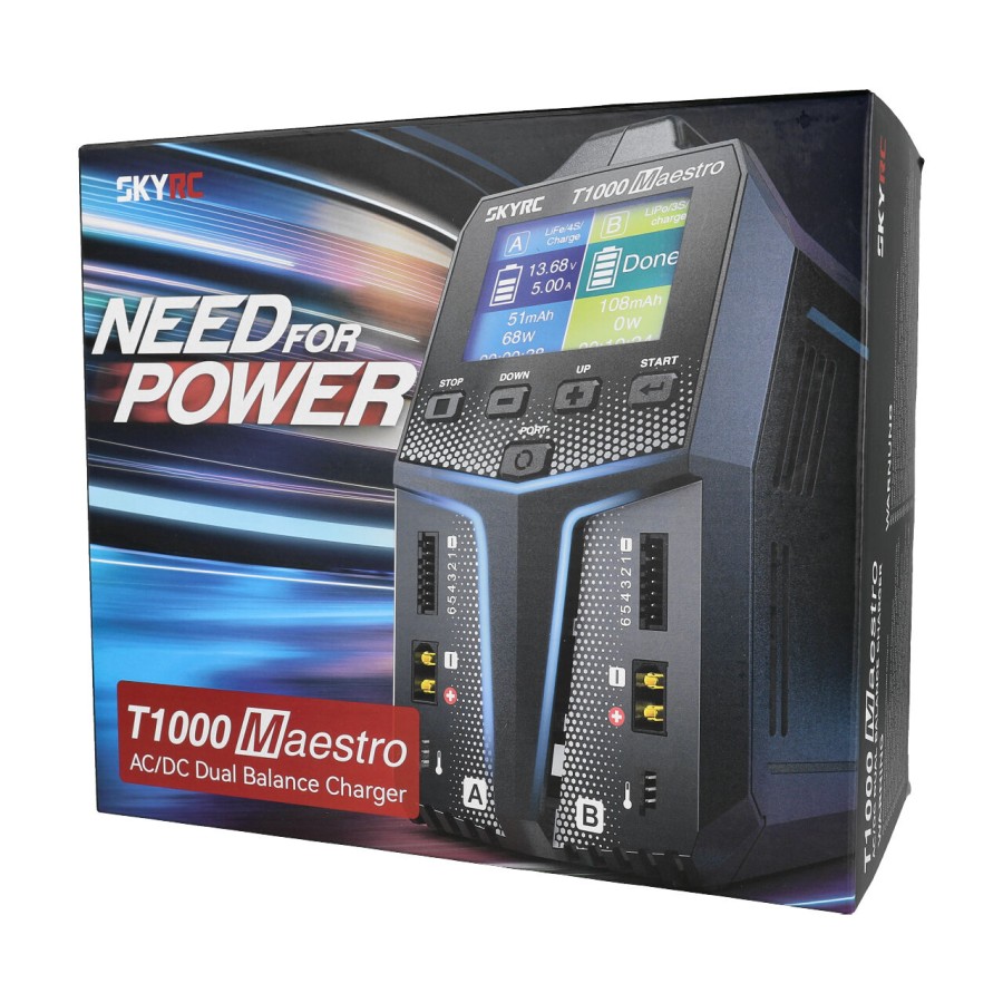 SkyRC T1000 AC/DC Ladegerät LiPo 1-6s 20A 450W AC