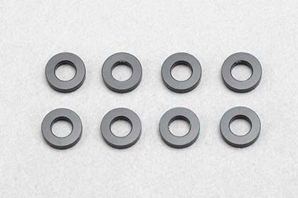 Yokomo Aluminum Shim 3,0 x 6,0 x 1,5mm - Black (8)