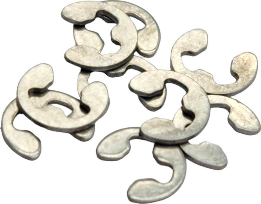RC MAKER SP1 Steel 3mm Shock Piston E-Clips (10)