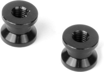 XRAY 0Aluminum Mount 6,0mm - Black (2)