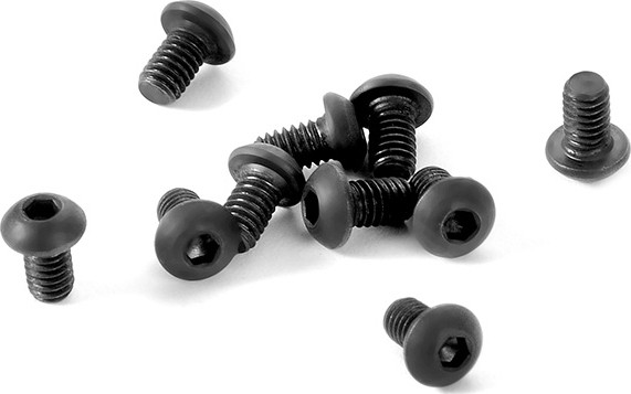 XRAY Button Head Screw SH M2.5x4 (10)
