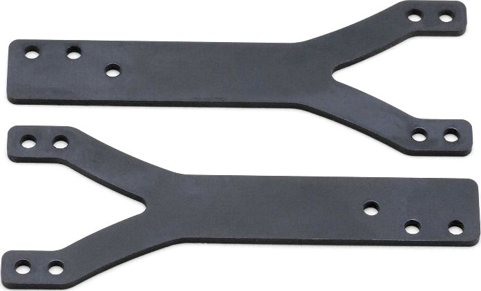 Yokomo RS1.0 GFK Topdeck Vorne / Hinten 2,0 mm