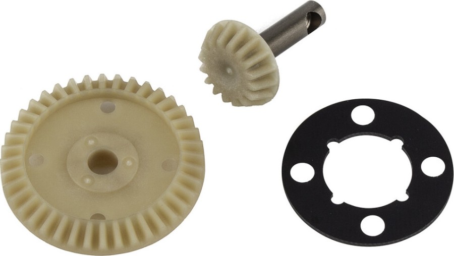 Team Associated RC10B74.2 FT Ring and Pinion Gear Set, molded