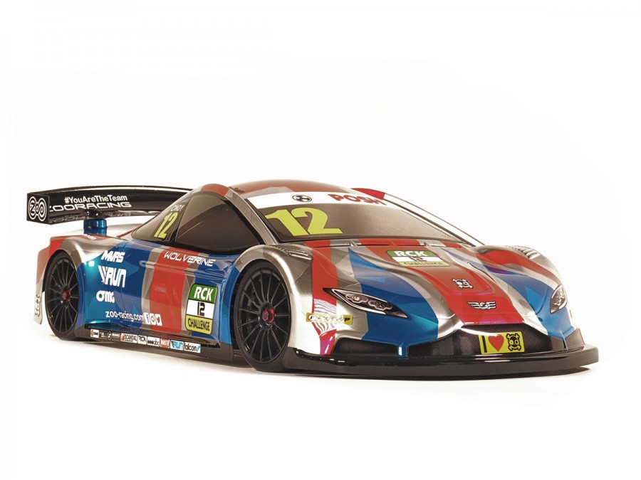 ZooRacing Wolverine MAX 1:10 Tourenwagen Karosserie (unlackiert) 0.4mm AIRLITE