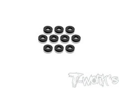 T-Work`s Aluminum Shims 3,5 x 8,5mm x 2,0mm - Black (10)