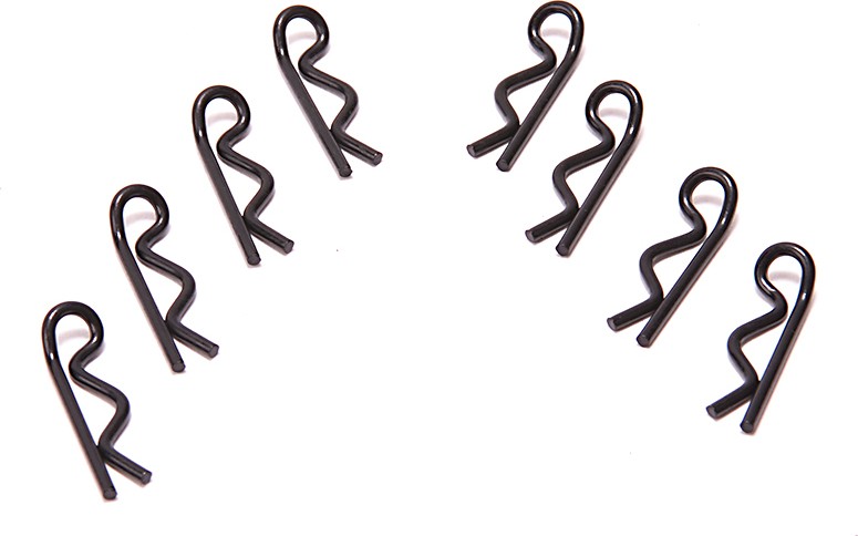 Aerox Karosserieklammern - Schwarz (8)