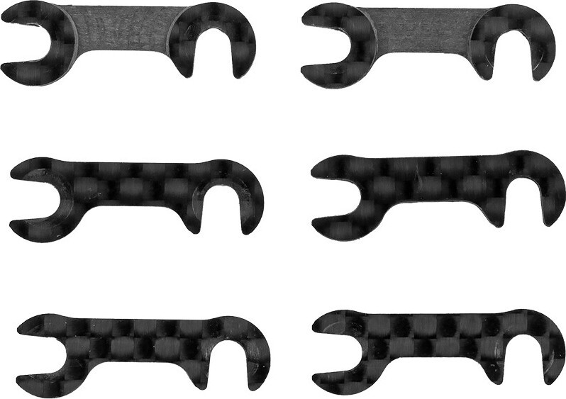 Team Associated TC8 FT Carbon Fiber Roll-Center Spacer Set